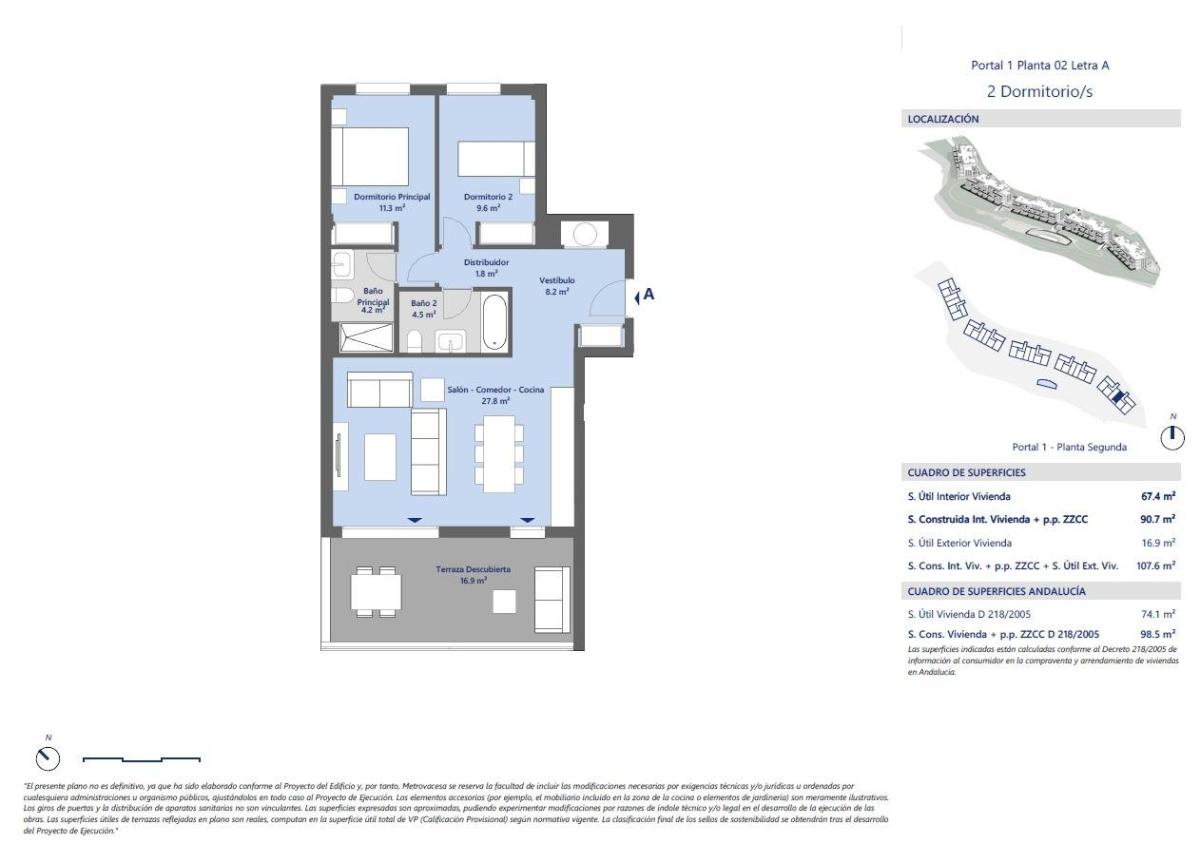 2 Bed, 2 Bath, ApartmentFor Sale, Estepona, Costa del Sol