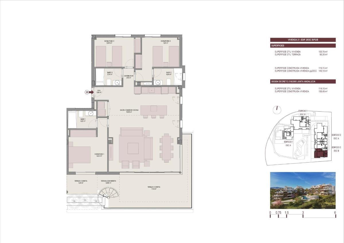 3 Bed, 3 Bath, ApartmentFor Sale, Estepona, Costa del Sol