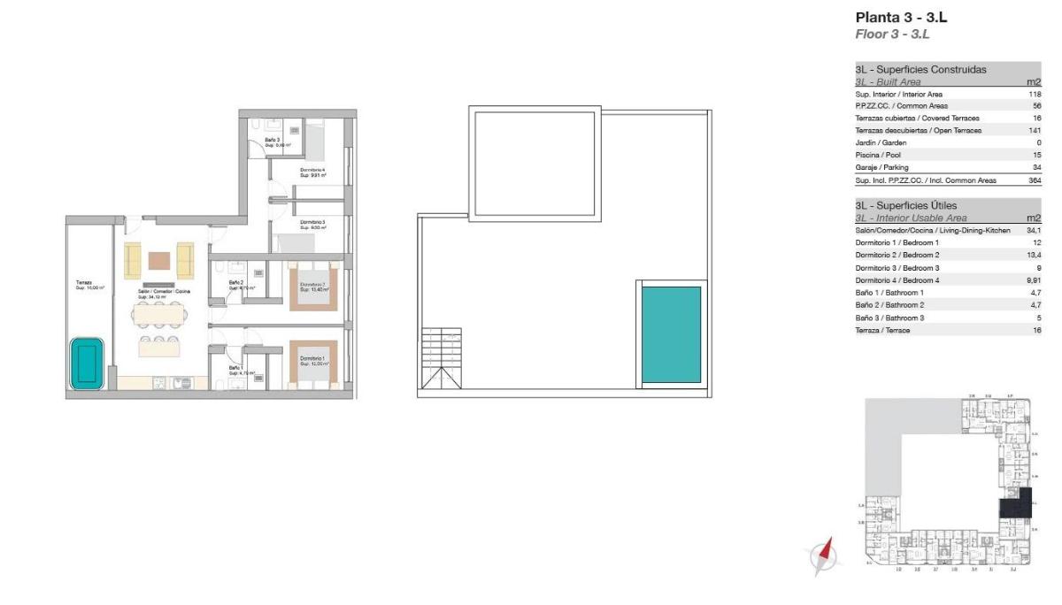 4 Bed, 2 Bath, ApartmentFor Sale, San Pedro de Alcantara, Costa del Sol