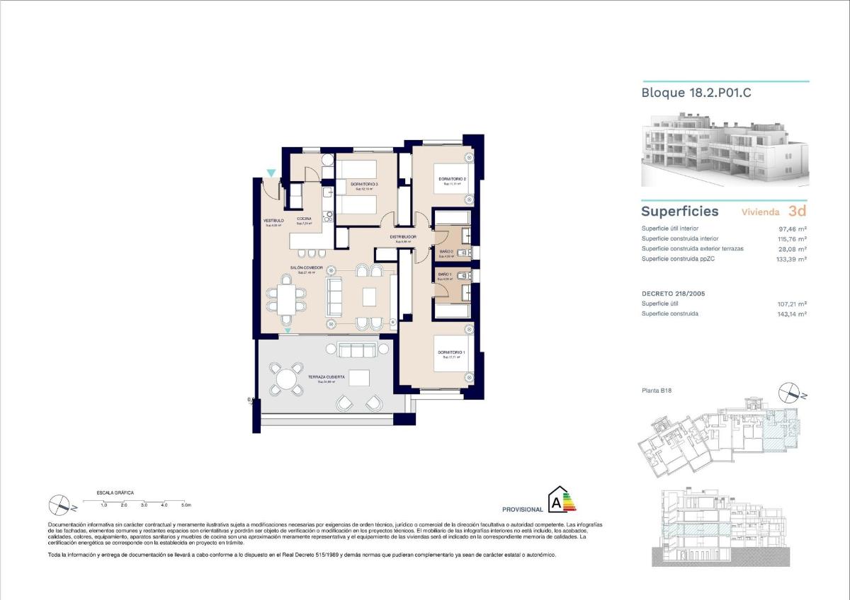 3 Bed, 2 Bath, ApartmentFor Sale, Estepona, Costa del Sol