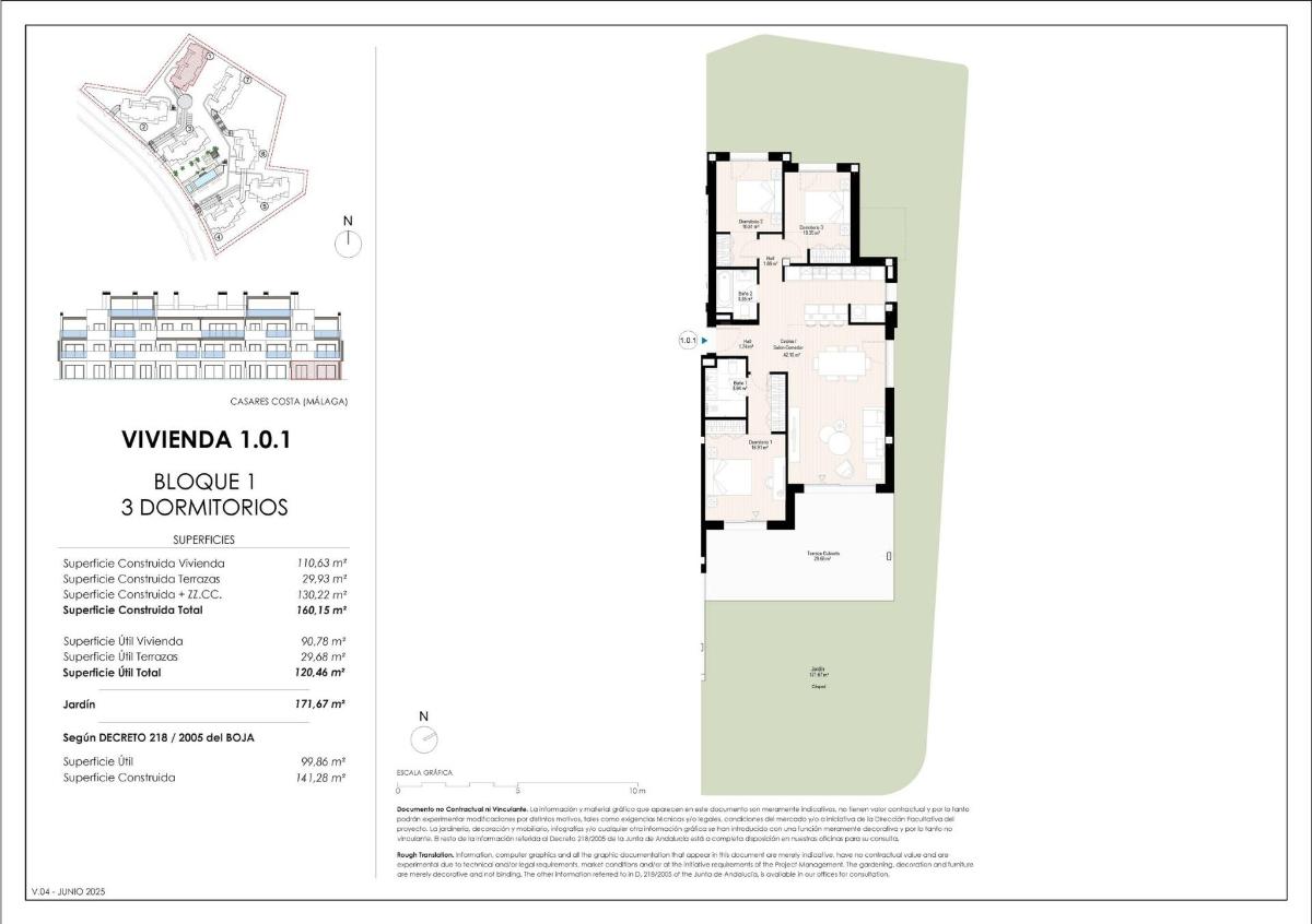 3 Bed, 2 Bath, ApartmentFor Sale, Casares, Costa del Sol