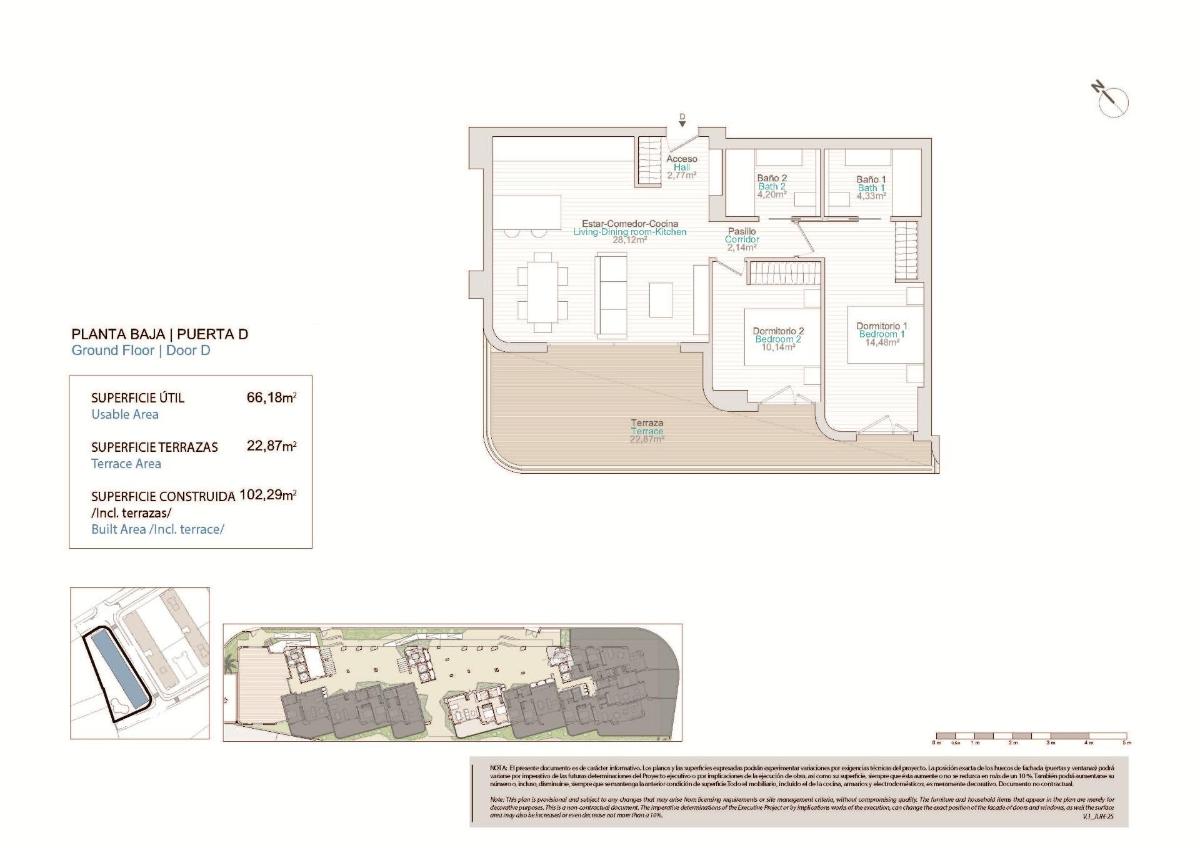 2 Bed, 2 Bath, ApartmentFor Sale, Villajoyosa, Costa Blanca