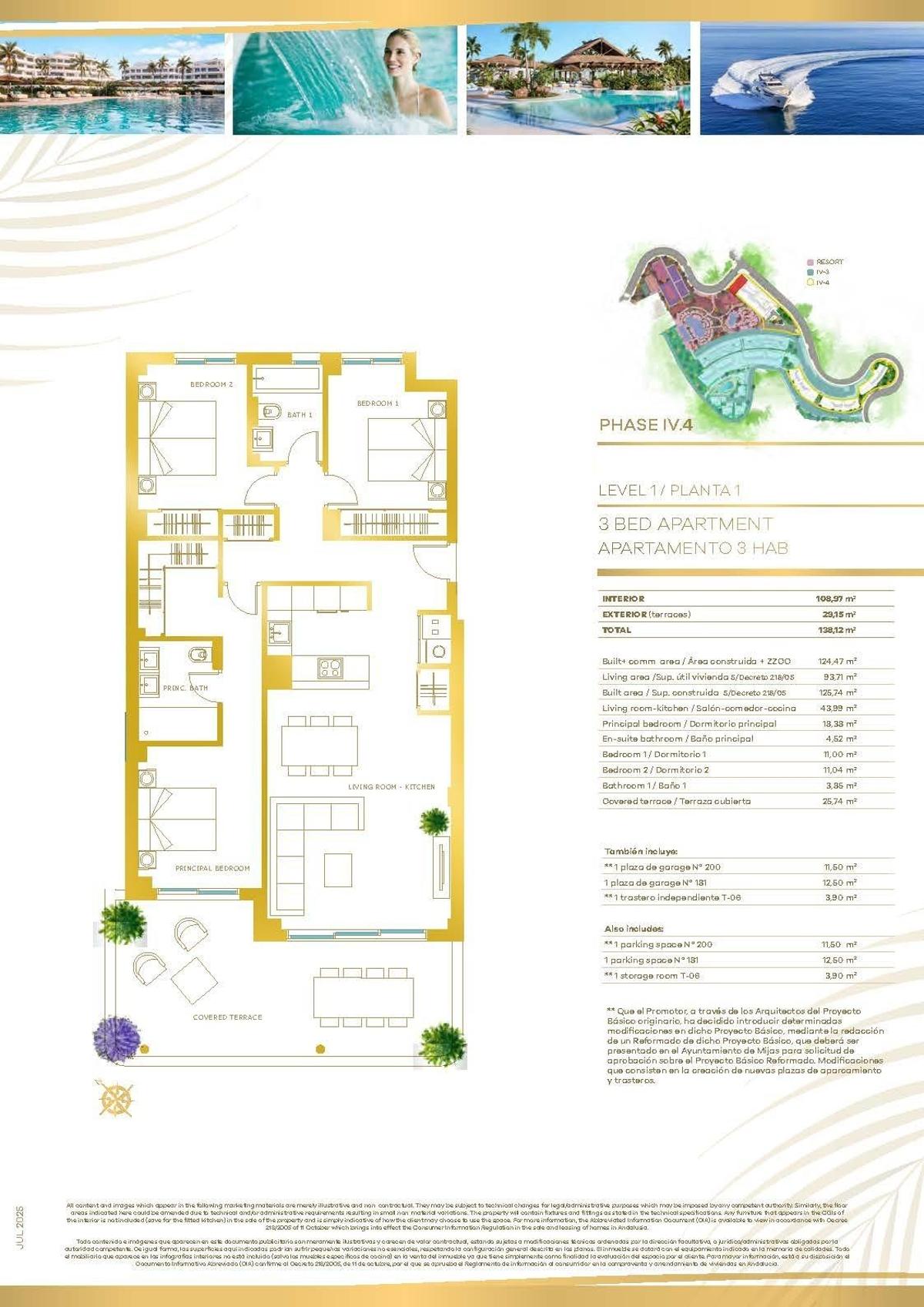 3 Bed, 2 Bath, ApartmentFor Sale, Mijas, Costa del Sol