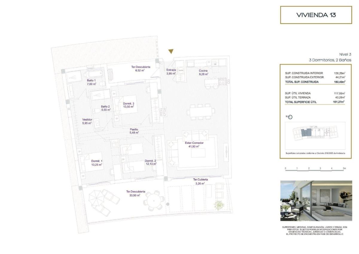 3 Bed, 2 Bath, ApartmentFor Sale, Benalmadena, Costa del Sol