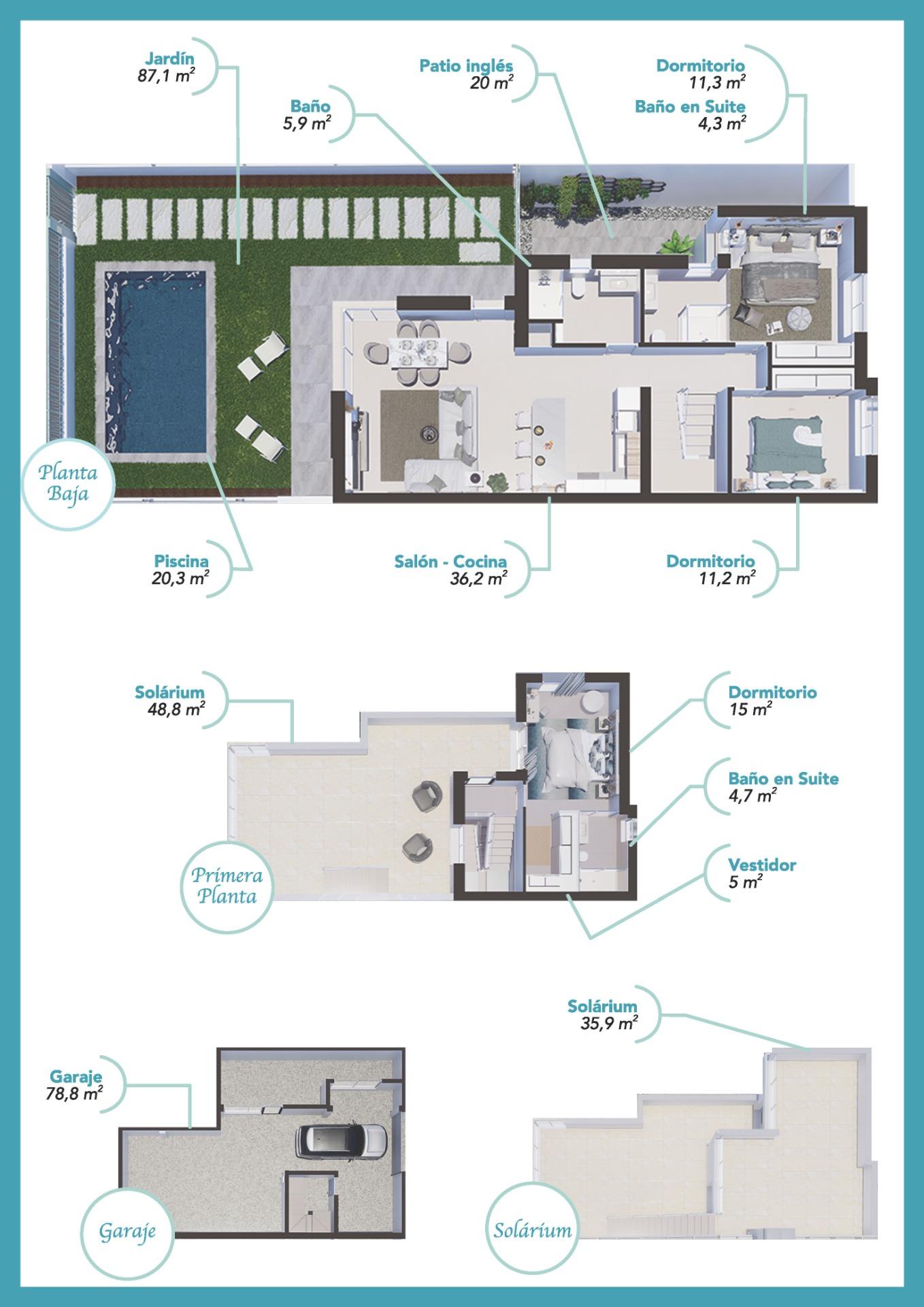 3 Bed, 3 Bath, HouseFor Sale, Los Alcazares, Murcia