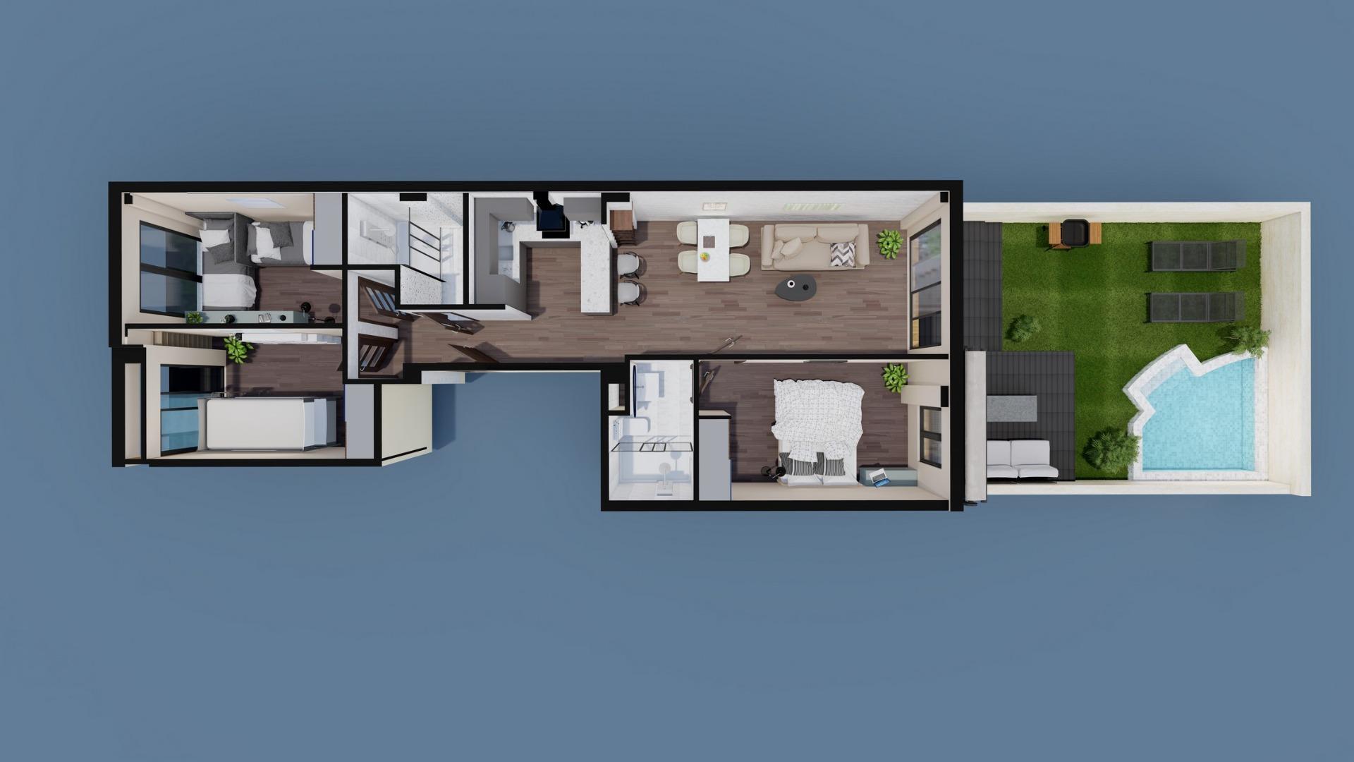 3 Bed, 2 Bath, ApartmentFor Sale, Pilar De La Horadada, Alicante