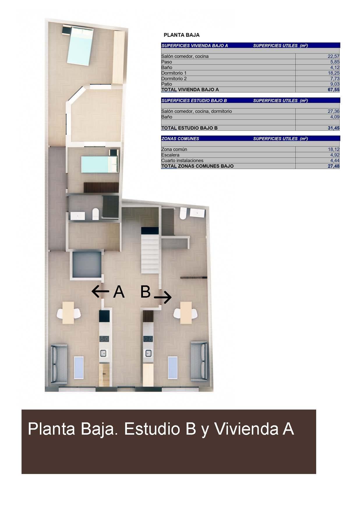2 Bed, 1 Bath, ApartmentFor Sale, Torrevieja, Alicante