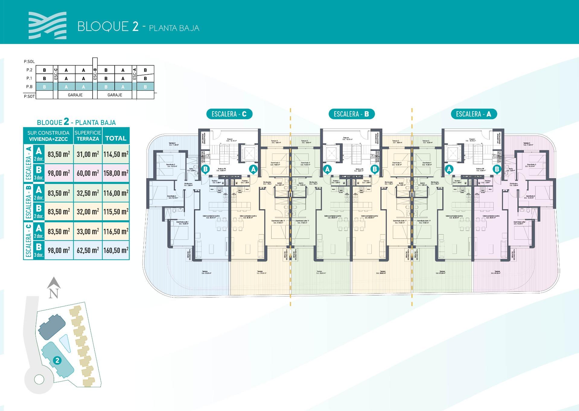 2 Bed, 2 Bath, ApartmentFor Sale, Los Alcazares, Murcia