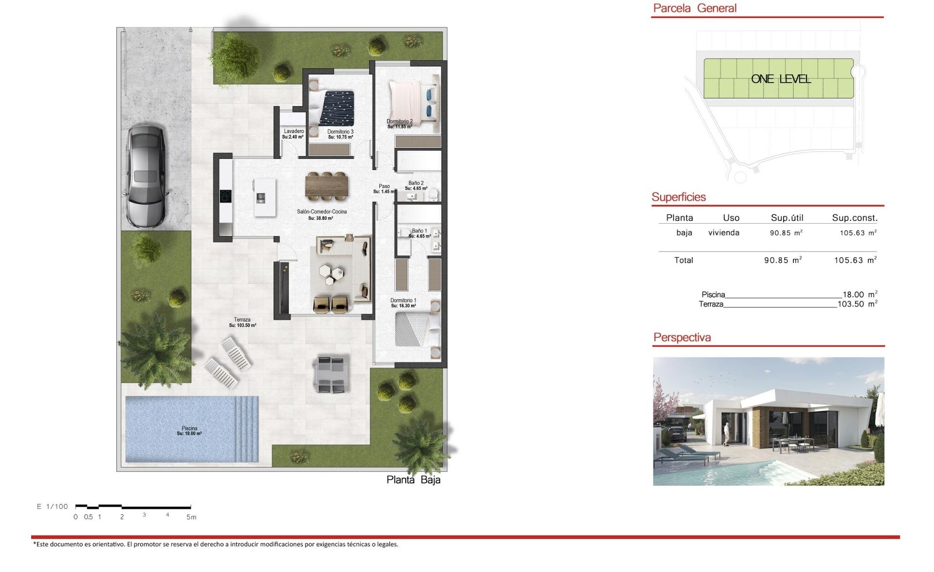 3 Bed, 2 Bath, HouseFor Sale, Banos y Mendigo, Murcia