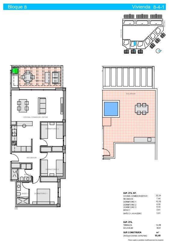3 Bed, 2 Bath, ApartmentFor Sale, Guardamar Del Segura, Alicante