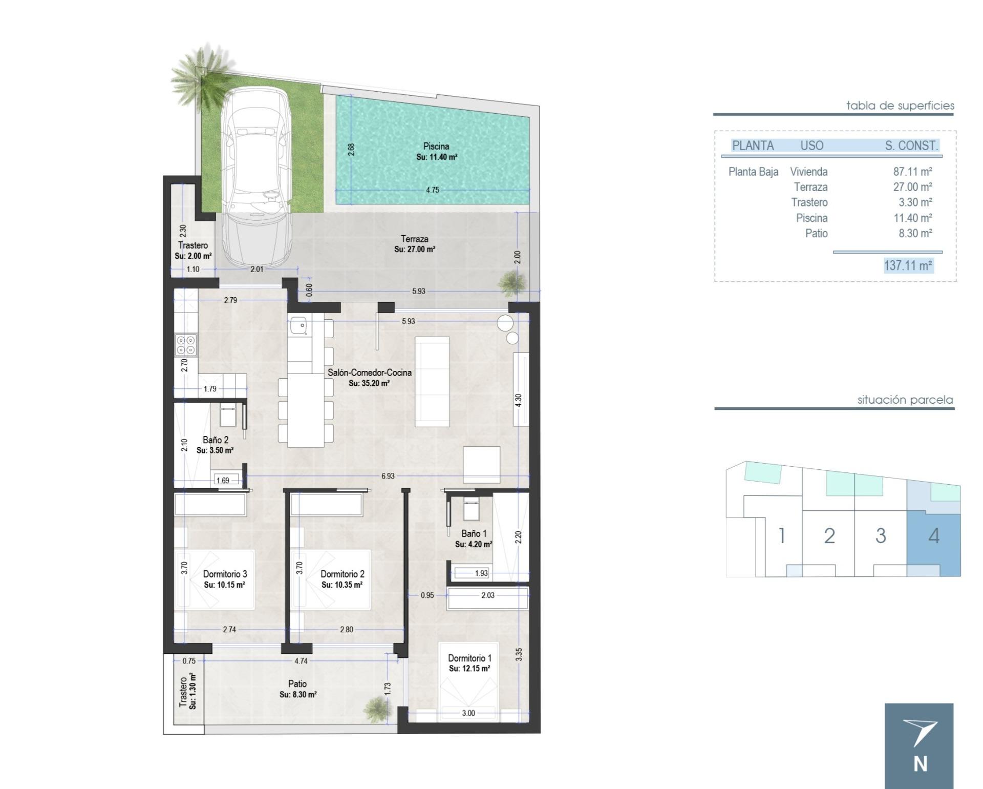 3 Bed, 2 Bath, HouseFor Sale, San Pedro Del Pinatar, Murcia