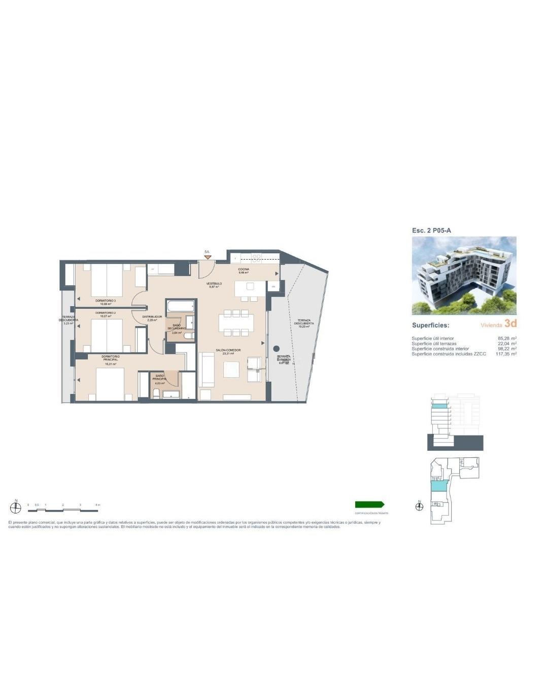 3 Bed, 2 Bath, ApartmentFor Sale, Alicante, Costa Blanca