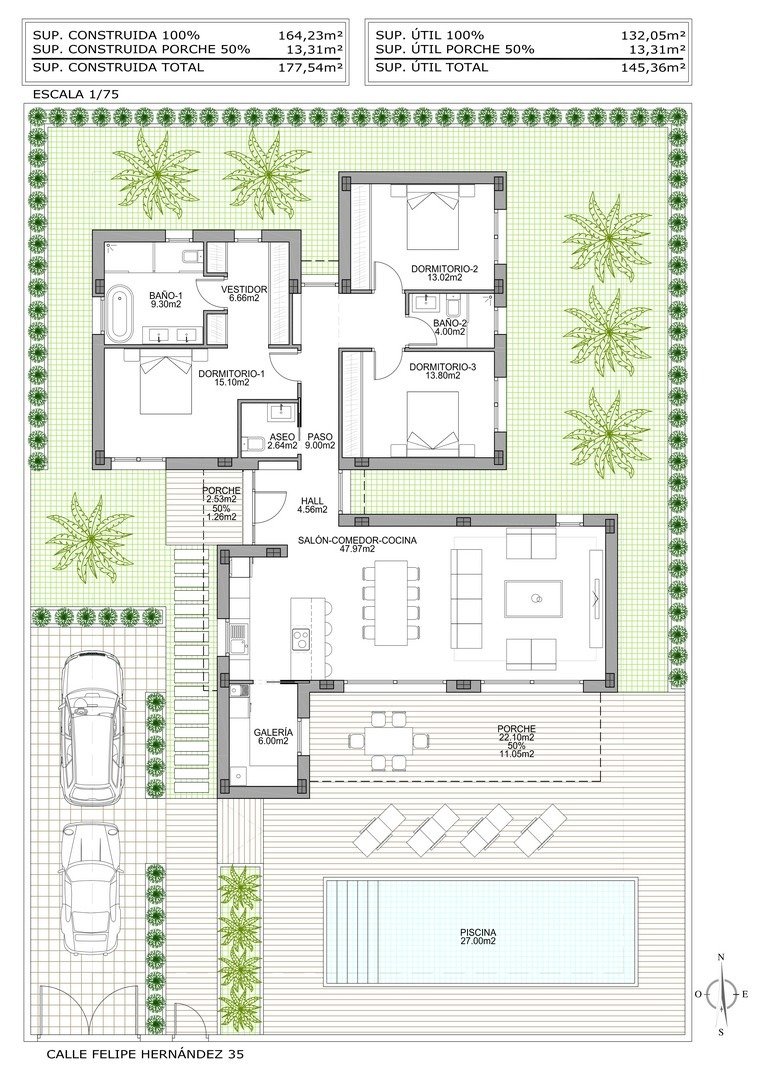 3 Bed, 3 Bath, HouseFor Sale, Benijofar, Alicante