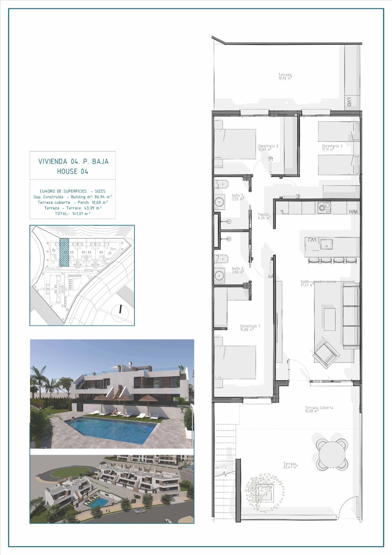 3 Bed, 2 Bath, HouseFor Sale, Vera, Almería