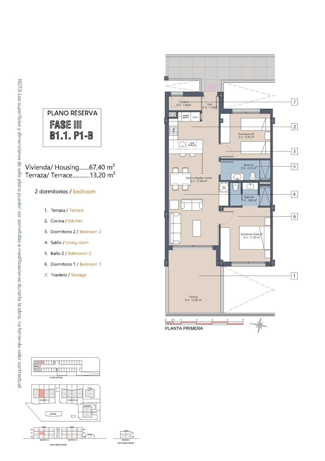 2 Bed, 2 Bath, ApartmentFor Sale, Los Alcazares, Murcia