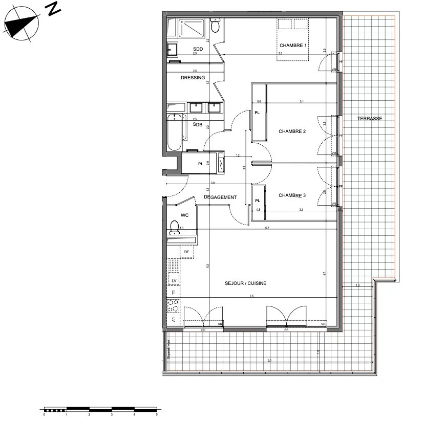 3 Bed, 2 Bath, ApartmentFor Sale, Vallauris, Alpes-Maritimes