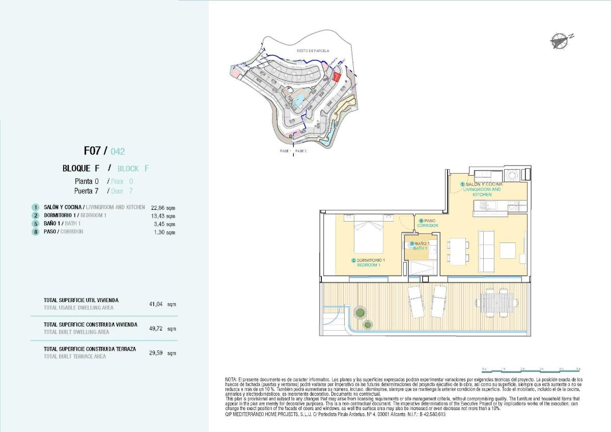 1 Bed, 1 Bath, ApartmentFor Sale, Aguilas, Costa Calida