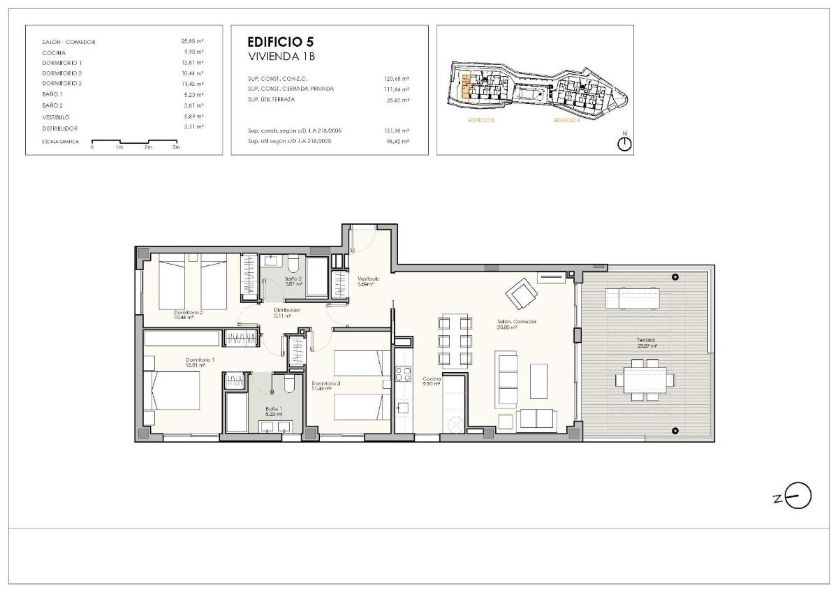 3 Bed, 2 Bath, ApartmentFor Sale, Casares, Costa del Sol
