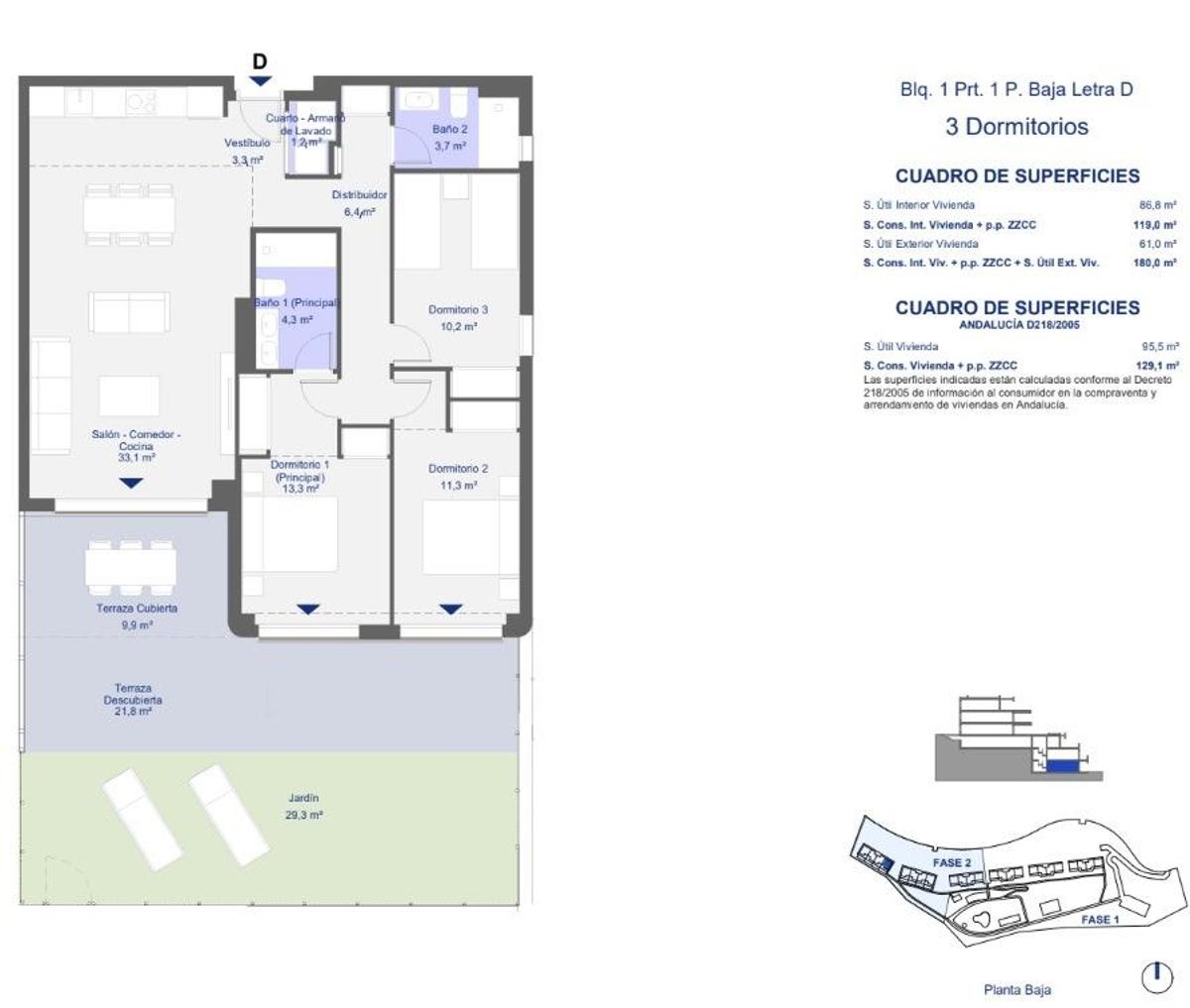 3 Bed, 2 Bath, ApartmentFor Sale, San Roque, Costa del Sol