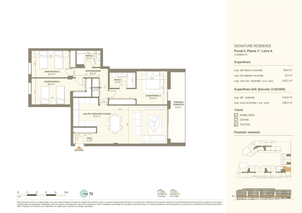 3 Bed, 2 Bath, ApartmentFor Sale, San Pedro de Alcantara, Costa del Sol