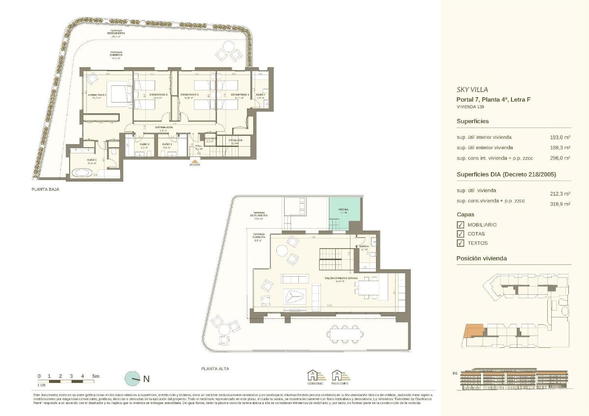 4 Bed, 5 Bath, ApartmentFor Sale, San Pedro de Alcantara, Costa del Sol