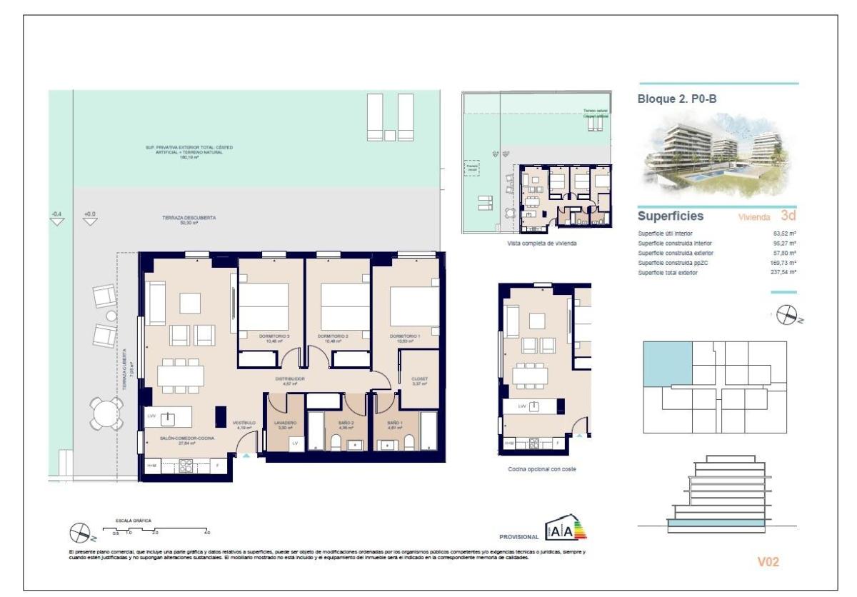 3 Bed, 2 Bath, ApartmentFor Sale, Villajoyosa, Costa Blanca