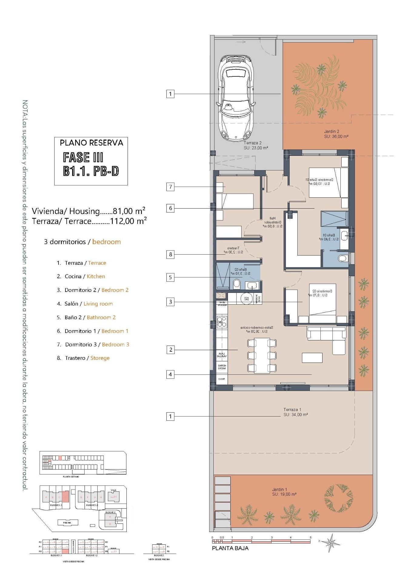 3 Bed, 2 Bath, ApartmentFor Sale, Los Alcazares, Murcia