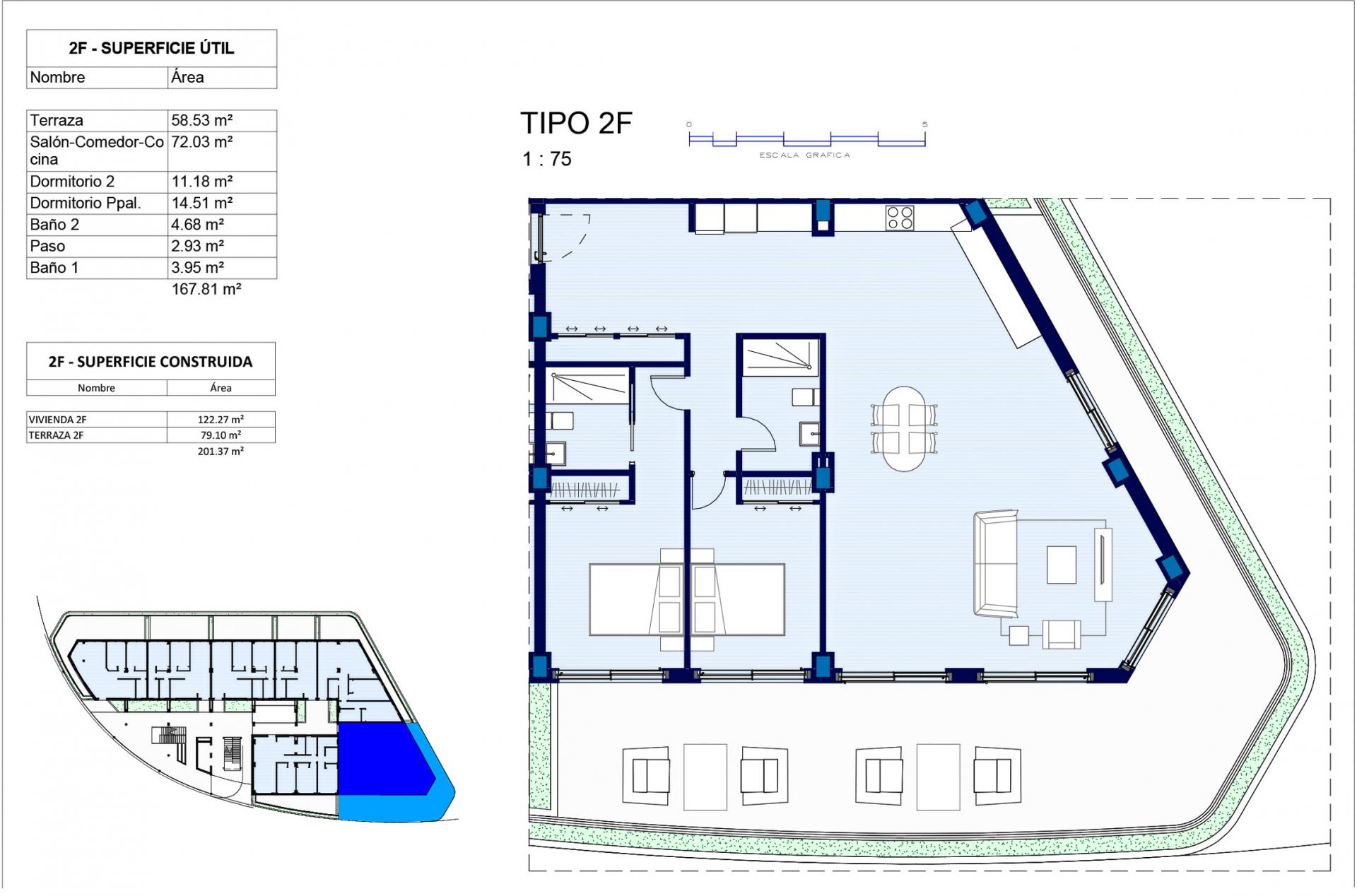 2 Bed, 2 Bath, ApartmentFor Sale, Alfas del Pi, Alicante