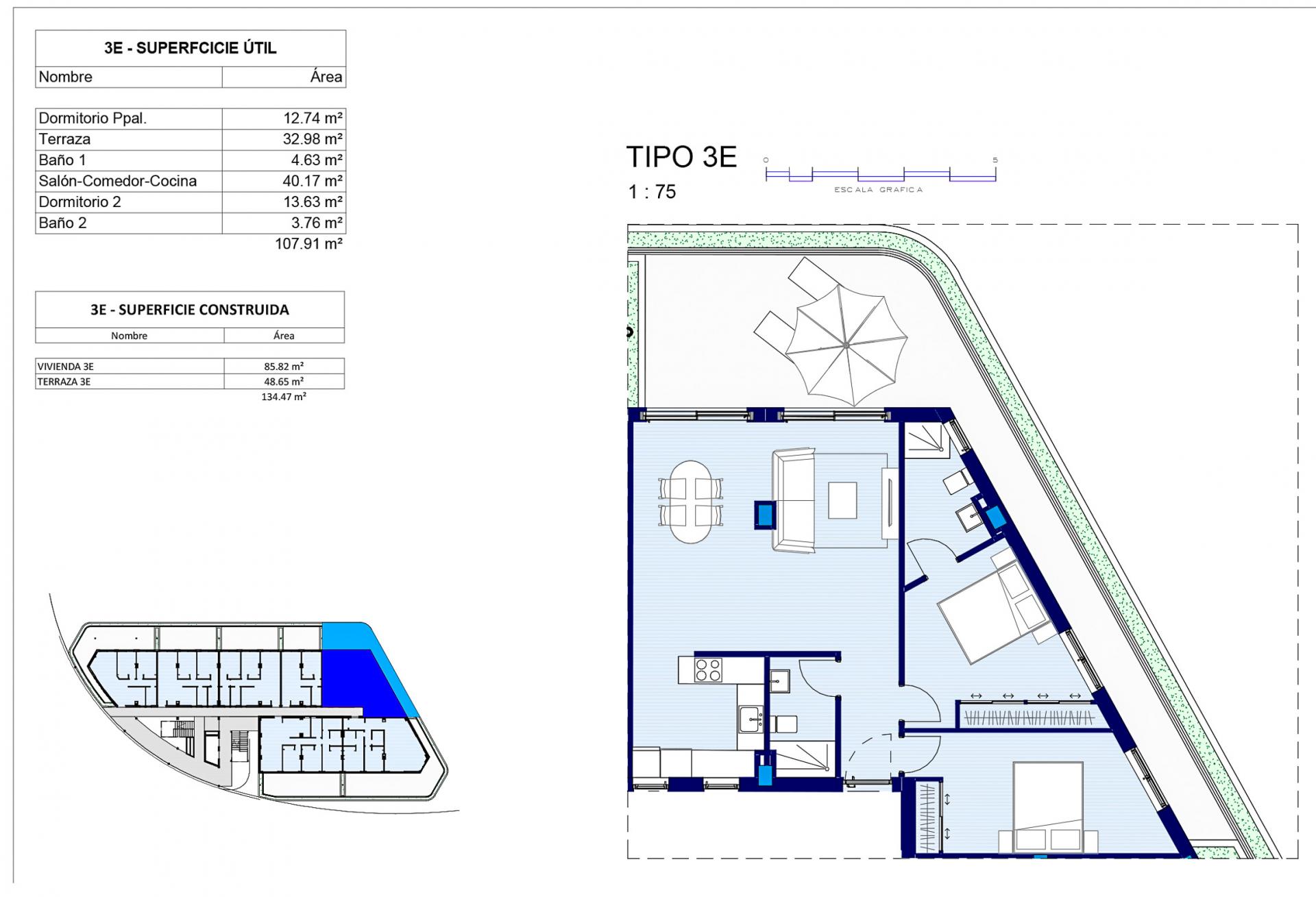2 Bed, 2 Bath, ApartmentFor Sale, Alfas del Pi, Alicante
