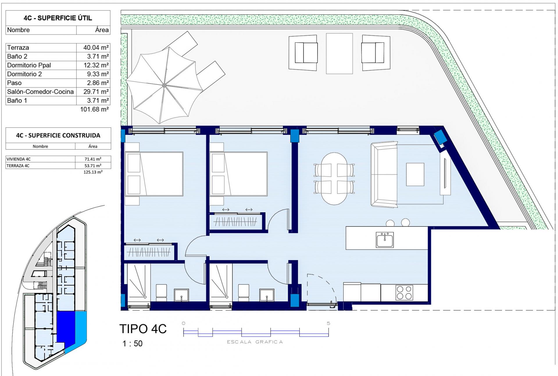 2 Bed, 2 Bath, ApartmentFor Sale, Alfas del Pi, Alicante