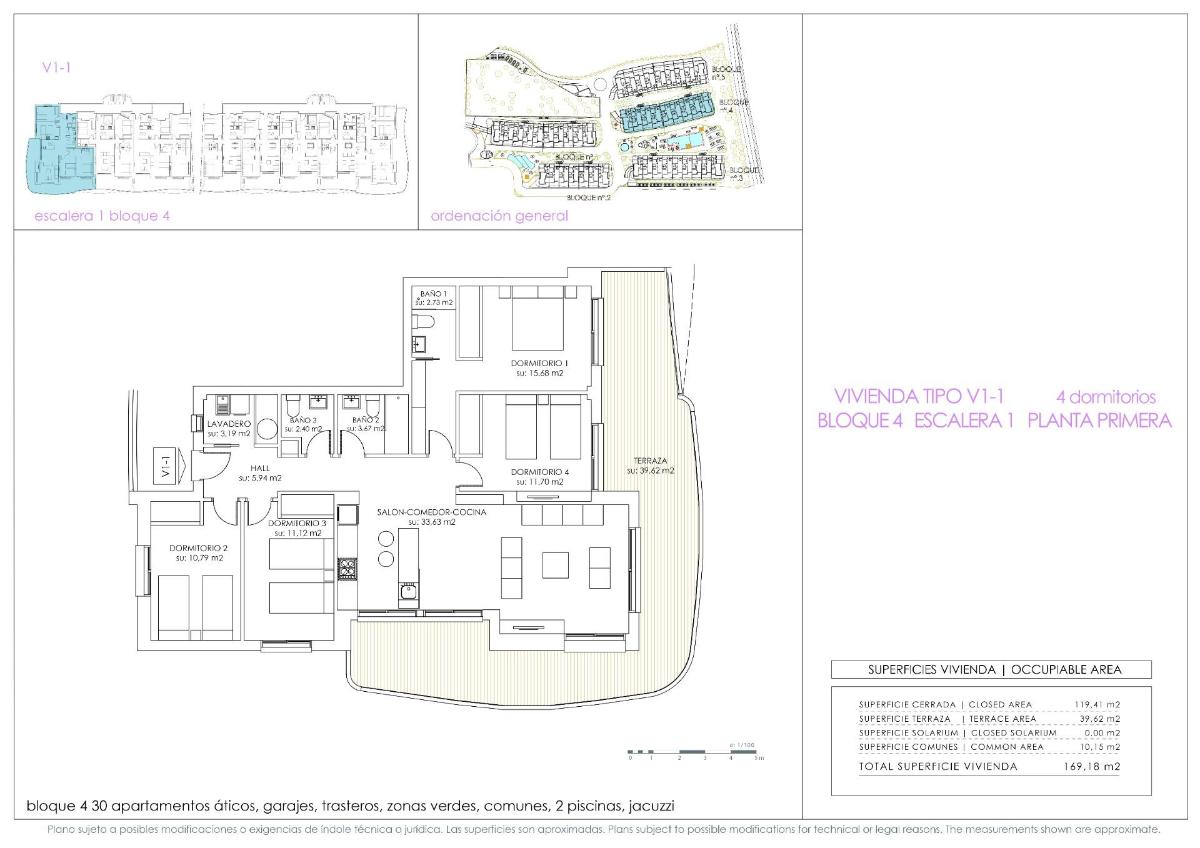 4 Bed, 2 Bath, ApartmentFor Sale, Orihuela Costa, Costa Blanca