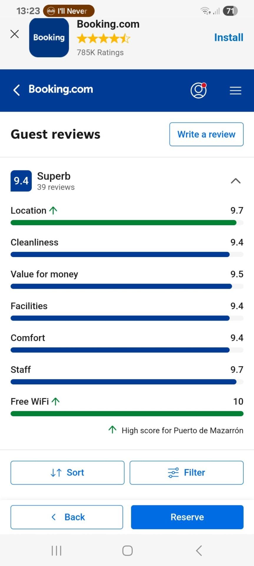 2 Bed, 1 Bath, ApartmentFor Sale, Puerto de Mazarron, Murcia