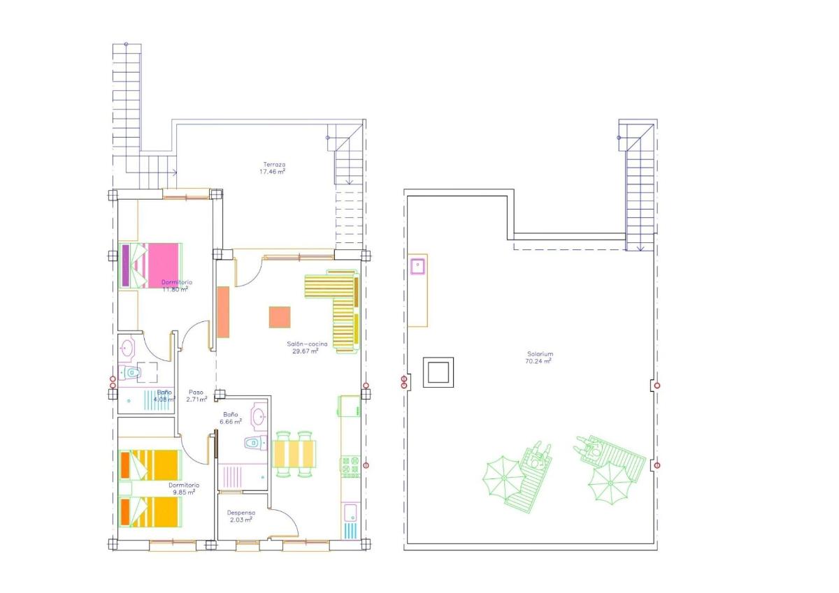 2 Bed, 2 Bath, HouseFor Sale, San Javier, Murcia