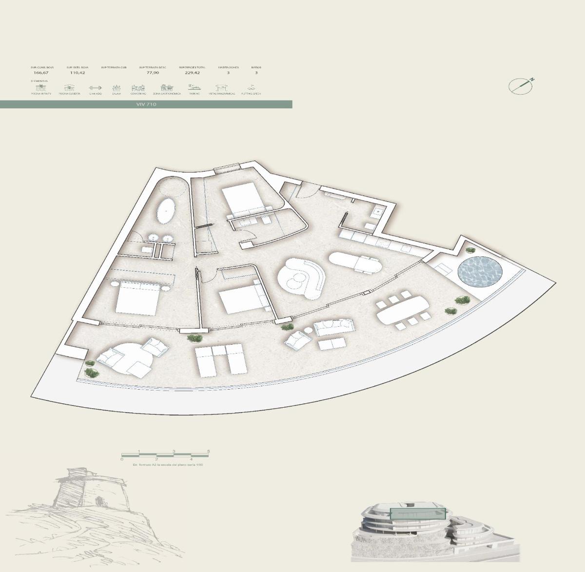 3 Bed, 2 Bath, ApartmentFor Sale, Fuengirola, Costa del Sol