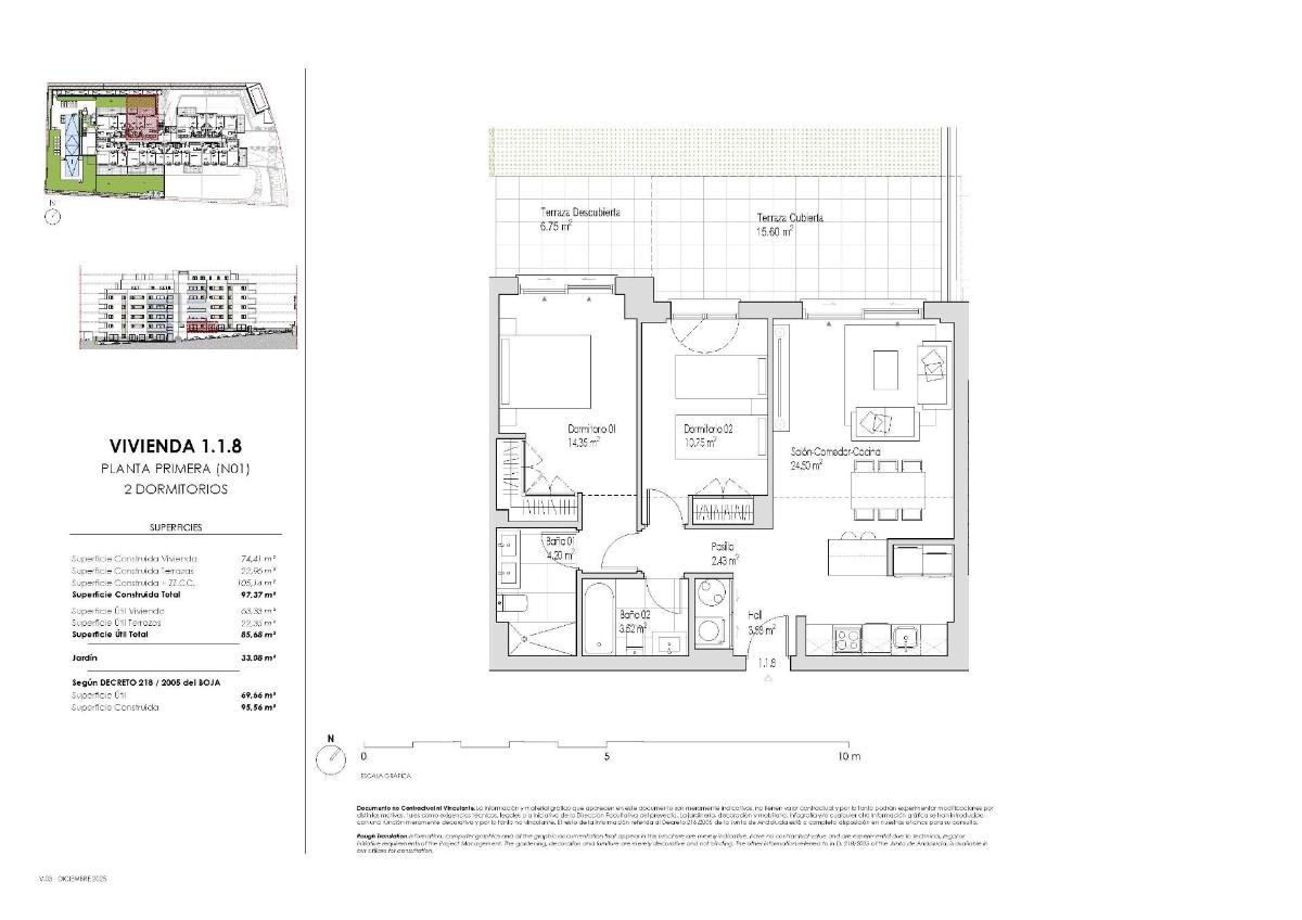2 Bed, 2 Bath, ApartmentFor Sale, Estepona, Costa del Sol