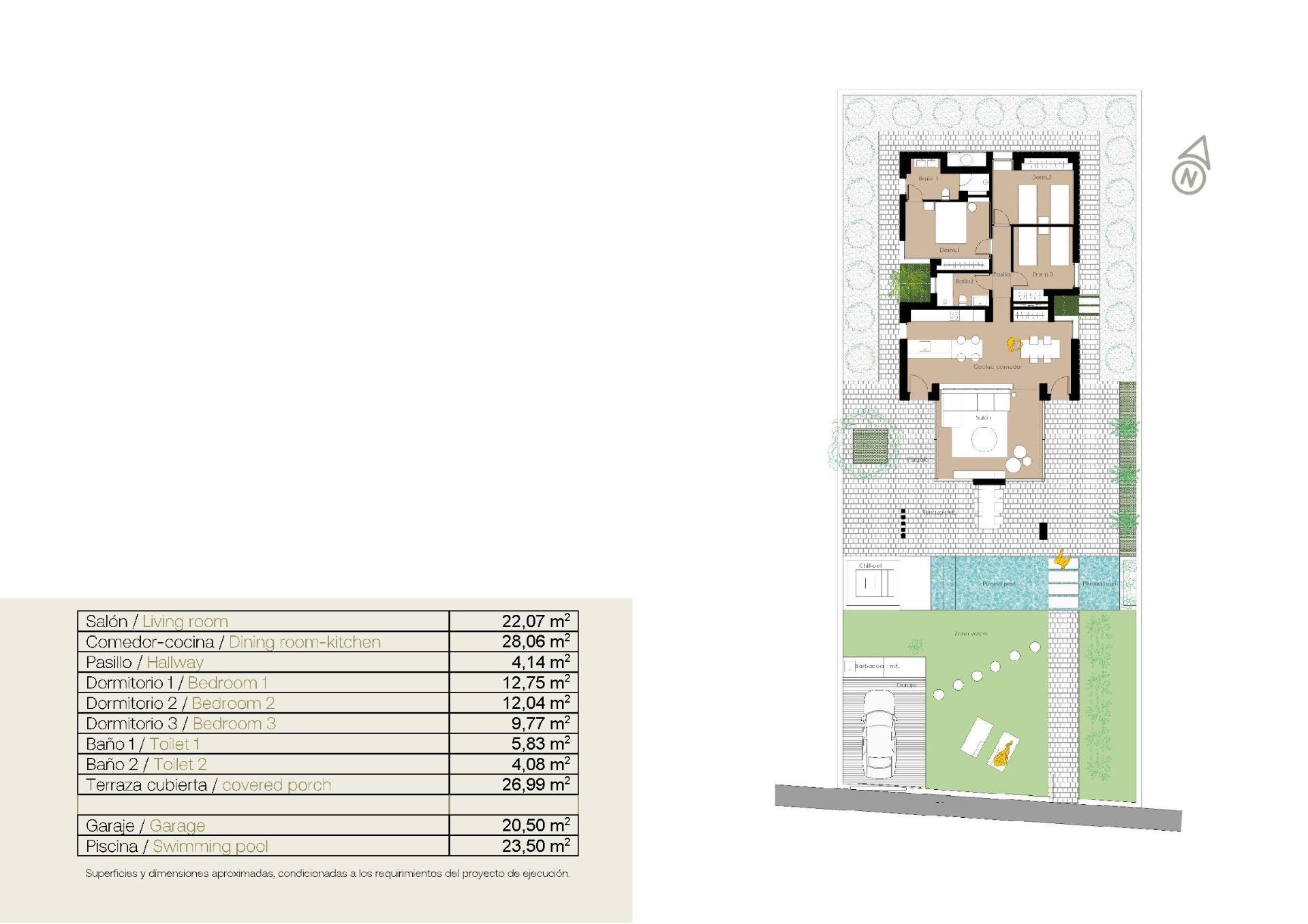 3 Bed, 2 Bath, HouseFor Sale, San Fulgencio, Alicante