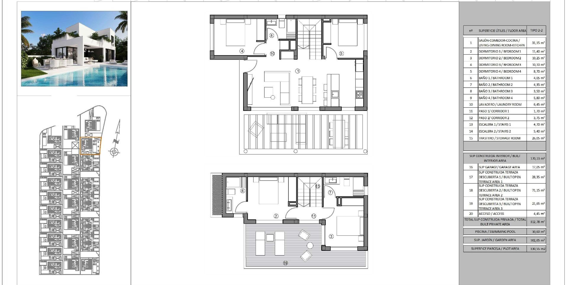 5 Bed, 4 Bath, HouseFor Sale, Finestrat, Alicante