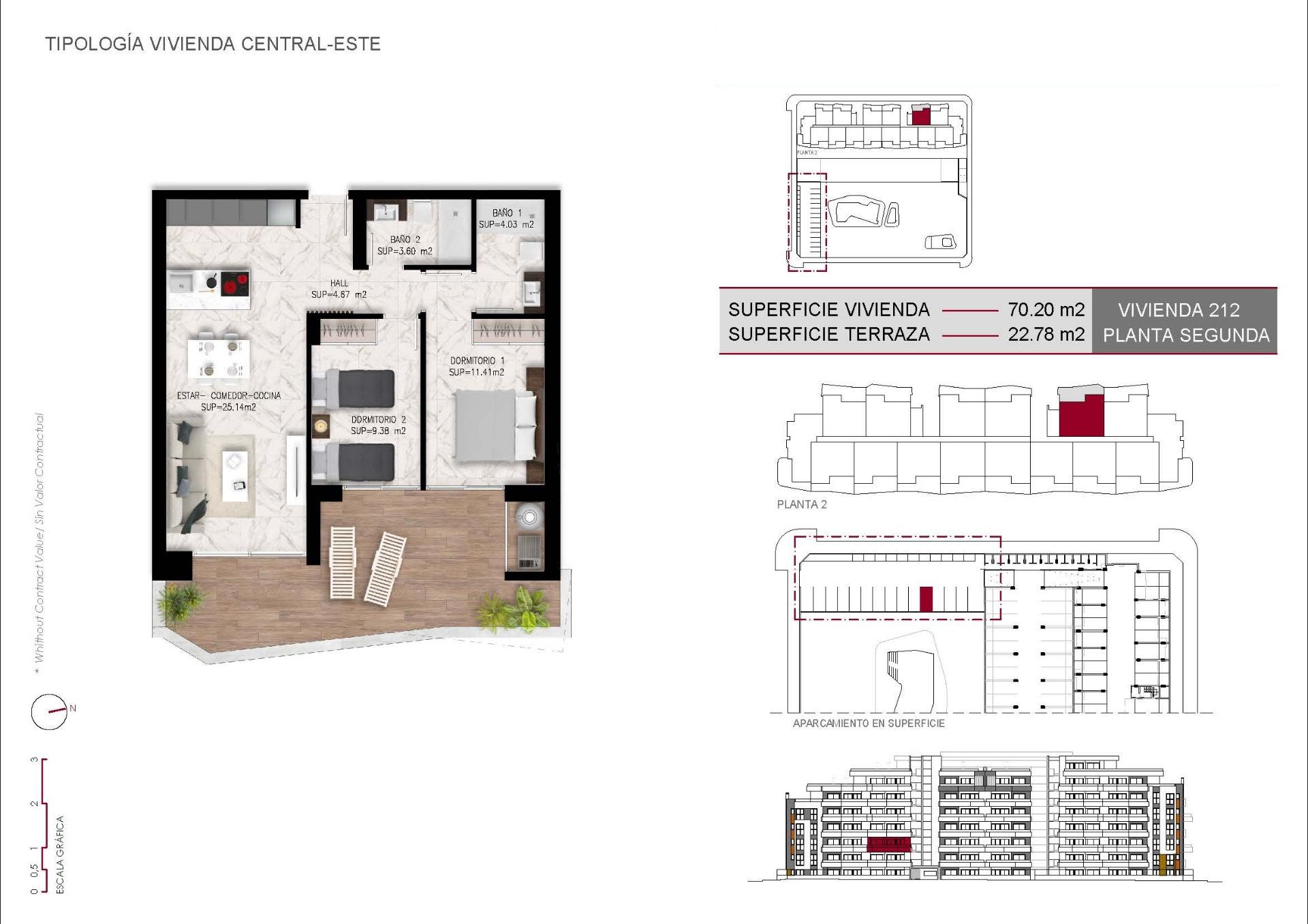 2 Bed, 2 Bath, ApartmentFor Sale, San Miguel de Salinas, Alicante