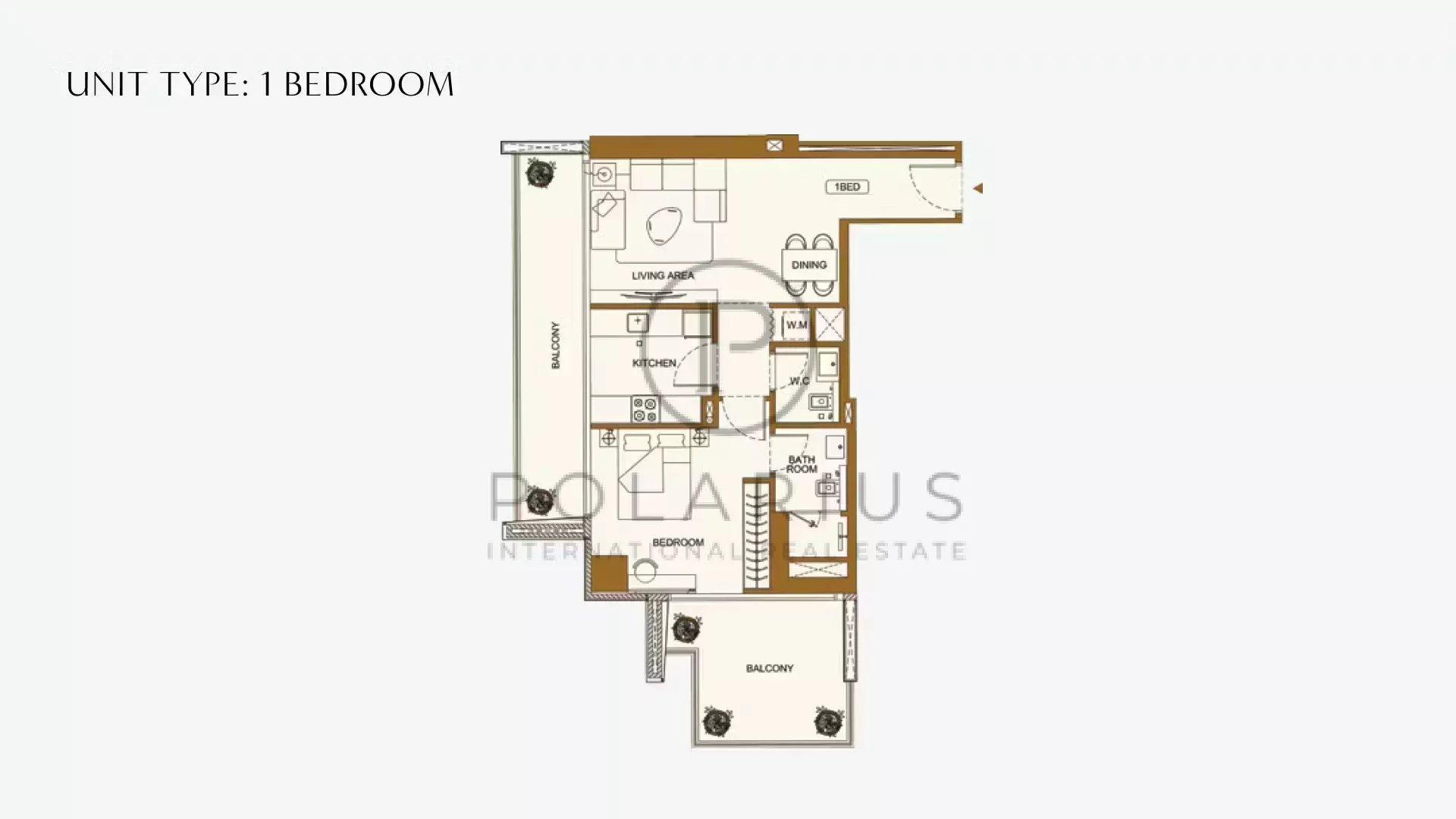 1 Bed, 1 Bath, ApartmentFor Sale, Dubai, Dubai
