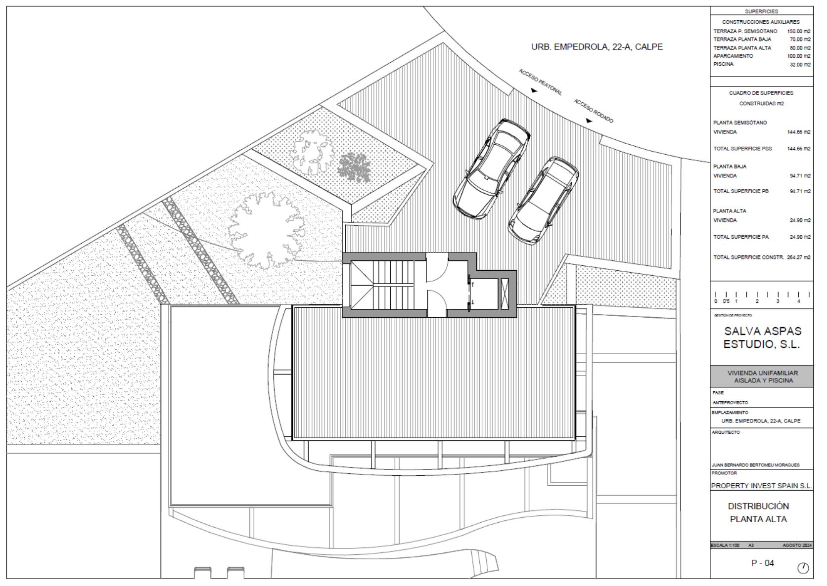 3 Bed, 3 Bath, HouseFor Sale, Calpe, Alicante