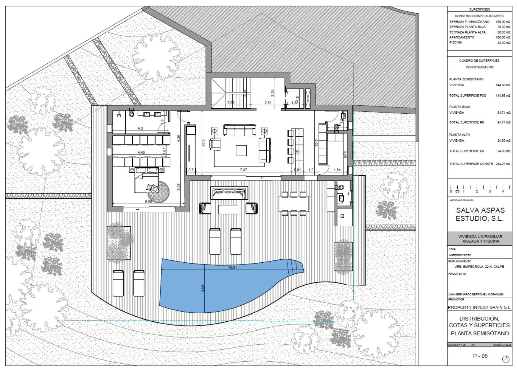 3 Bed, 3 Bath, HouseFor Sale, Calpe, Alicante