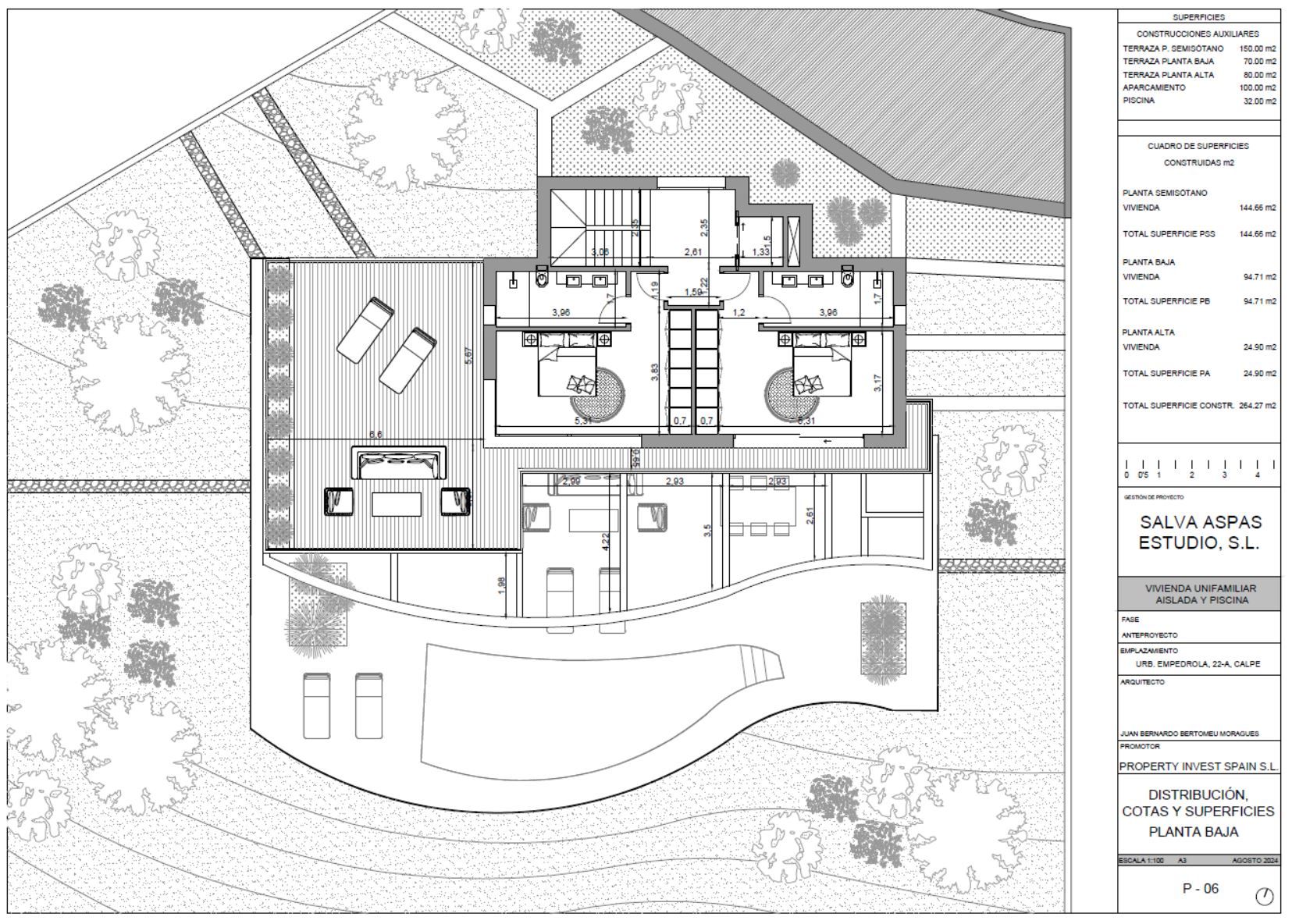 3 Bed, 3 Bath, HouseFor Sale, Calpe, Alicante