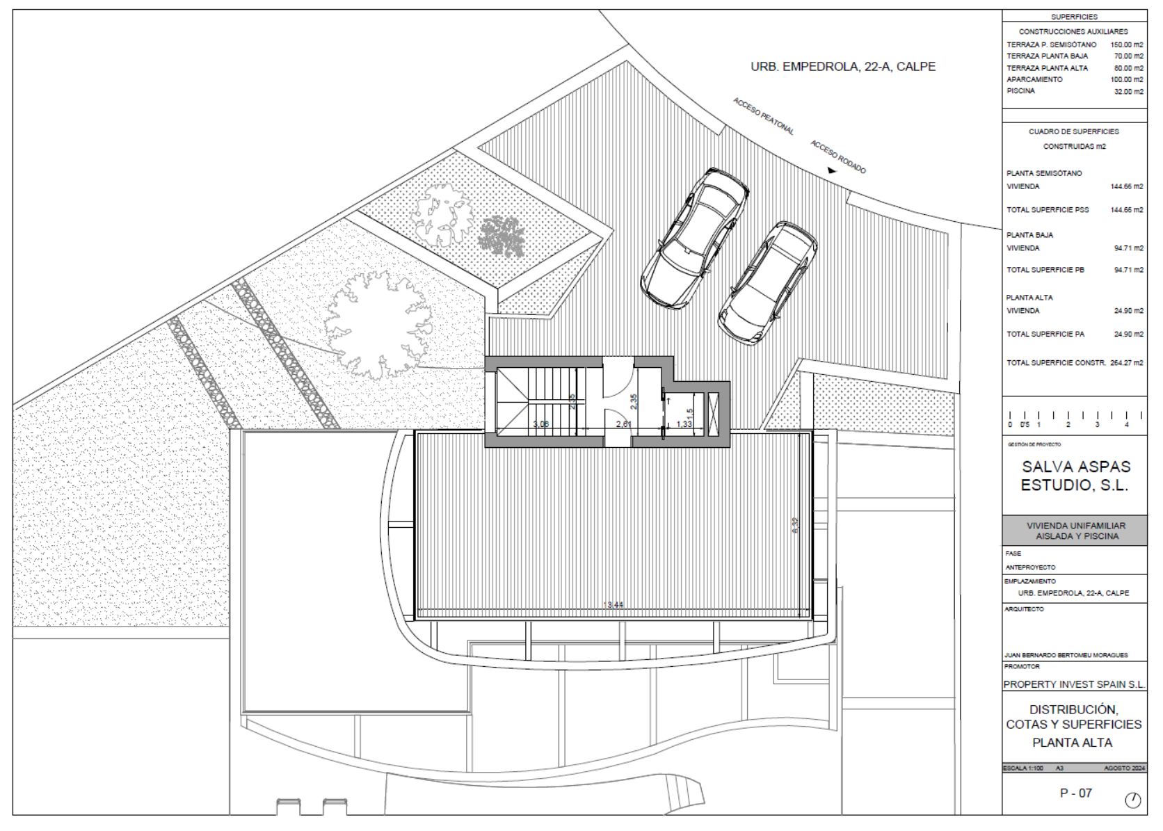 3 Bed, 3 Bath, HouseFor Sale, Calpe, Alicante