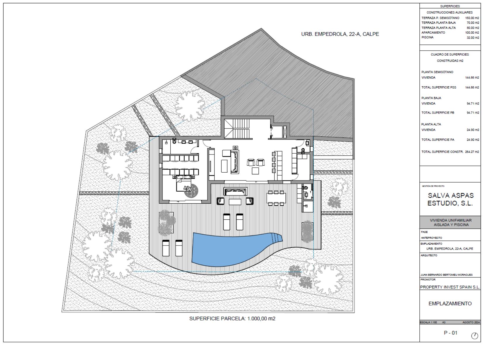 3 Bed, 3 Bath, HouseFor Sale, Calpe, Alicante