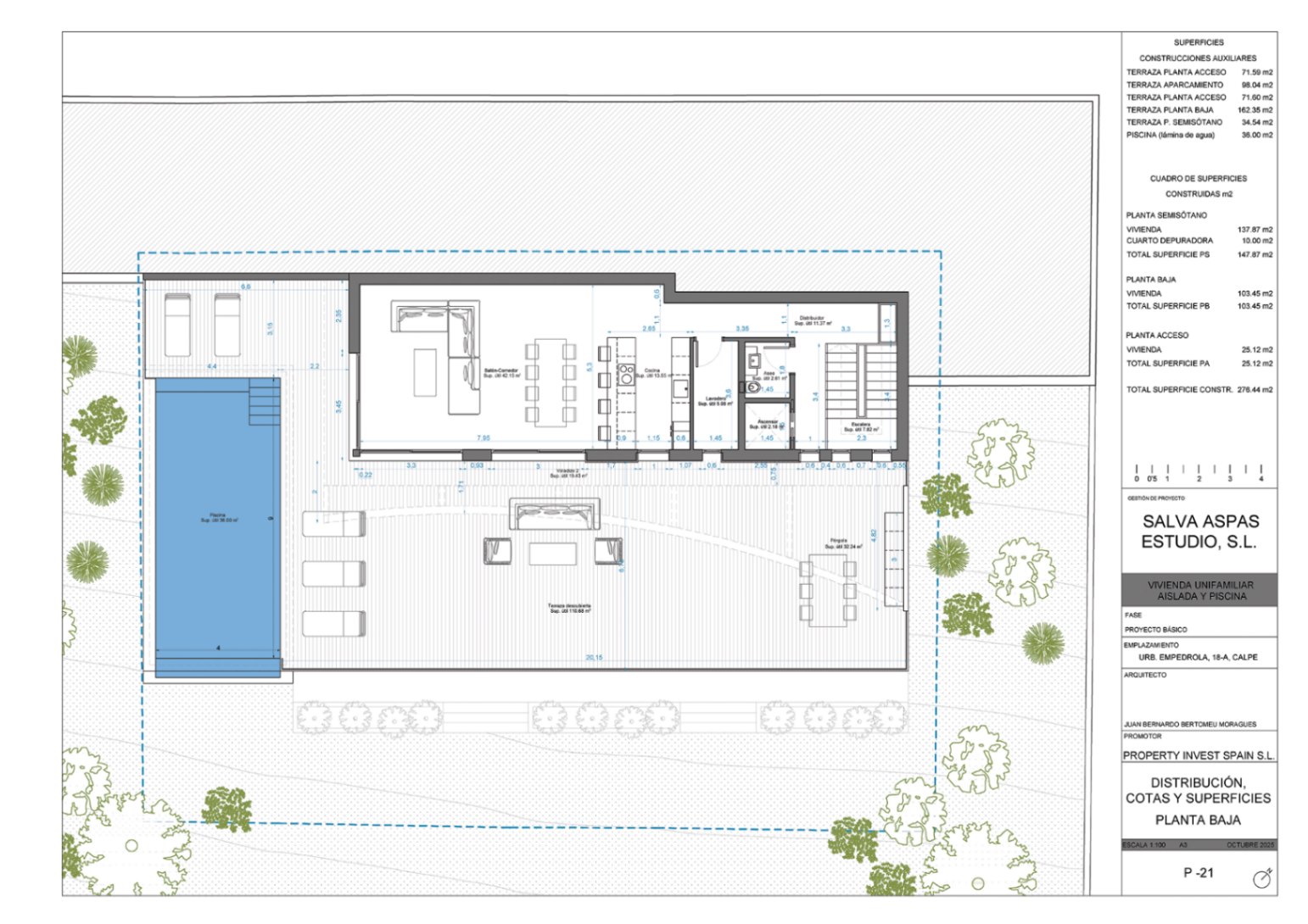 3 Bed, 3 Bath, HouseFor Sale, Calpe, Alicante