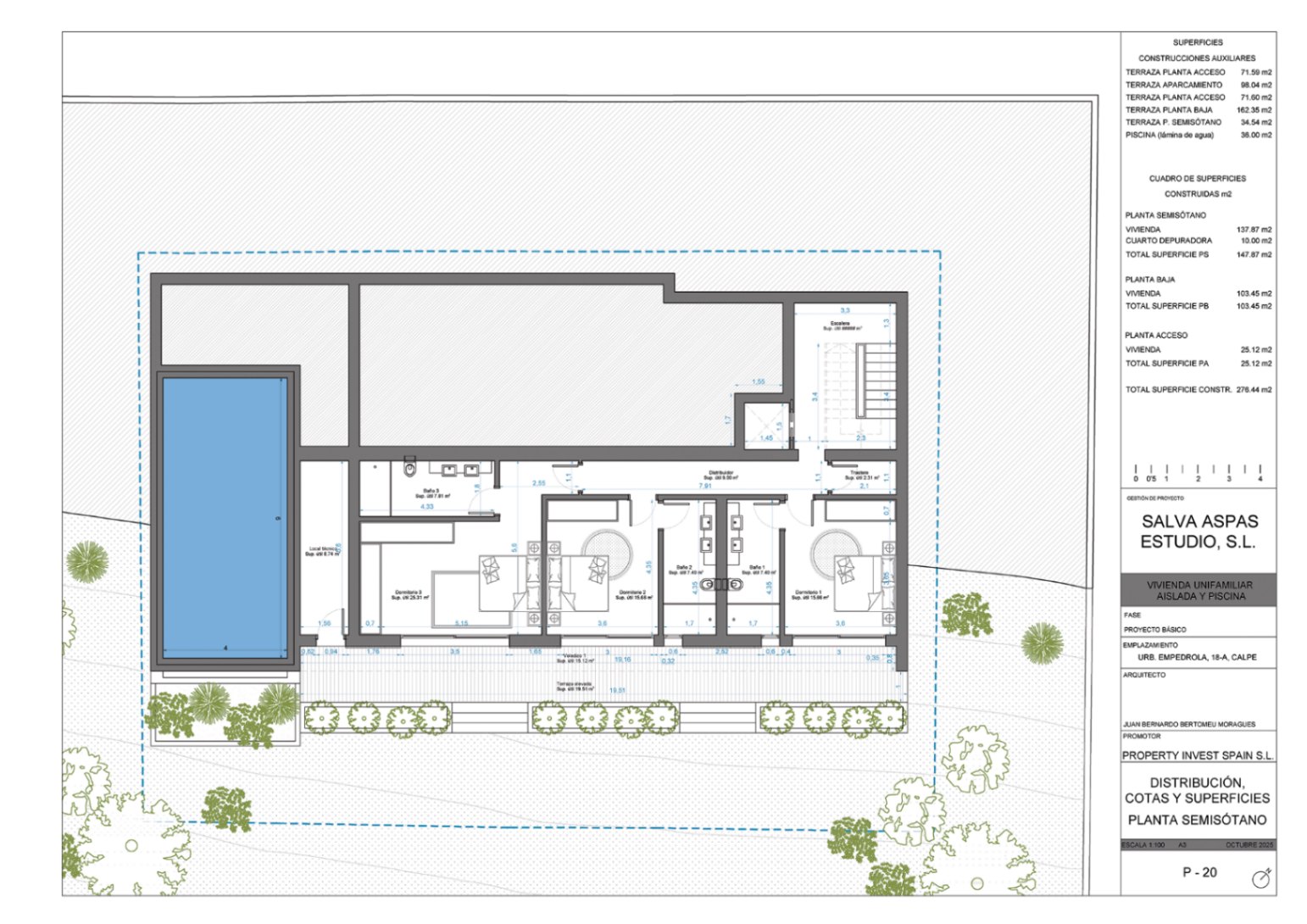 3 Bed, 3 Bath, HouseFor Sale, Calpe, Alicante