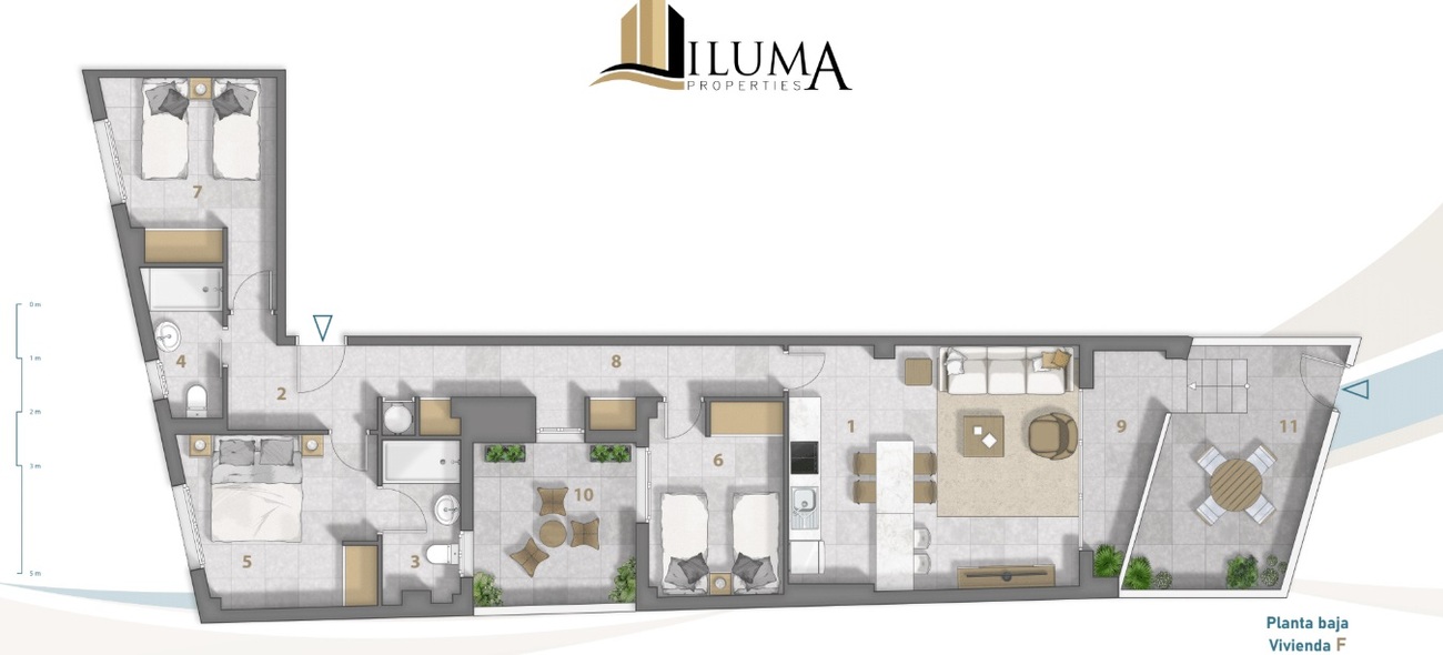 3 Bed, 2 Bath, ApartmentFor Sale, Lo Pagan, Murcia