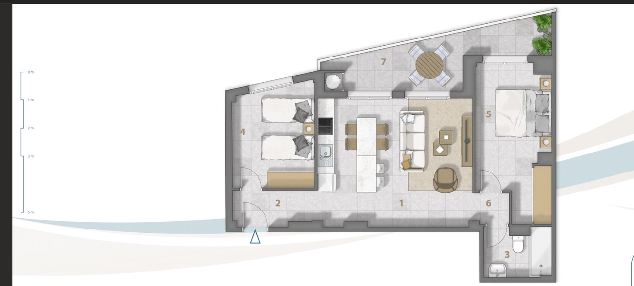 2 Bed, 1 Bath, ApartmentFor Sale, Lo Pagan, Murcia
