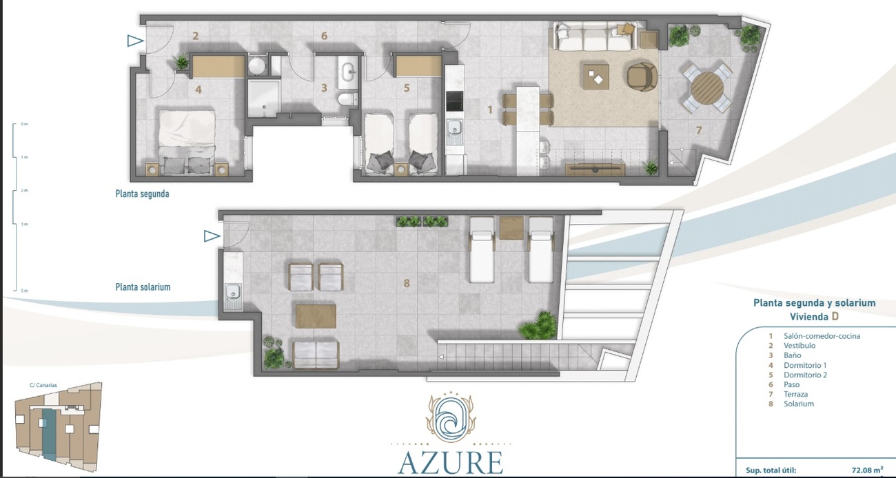 2 Bed, 1 Bath, ApartmentFor Sale, Lo Pagan, Murcia