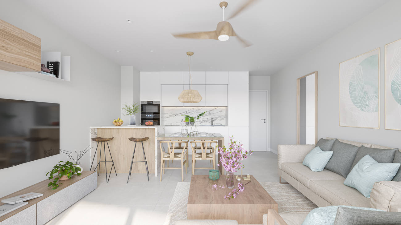 2 Bed, 1 Bath, ApartmentFor Sale, Lo Pagan, Murcia